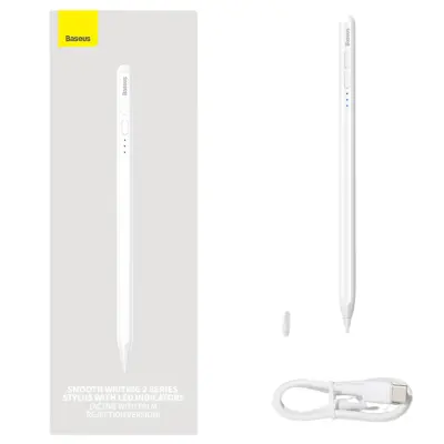 BASEUS STYLUS ZA TABLICE ANDROID APPLE SAMSUNG Z INDIKATORJEM BATERIJE