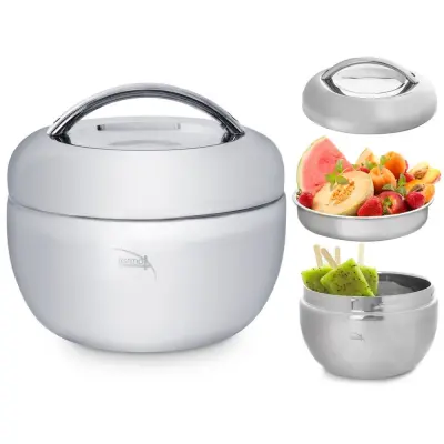 Jeklena termovka za kosilo APPLE 2 l