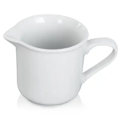 Bel porcelanast vrč za mleko 6x6 cm, 100 ml