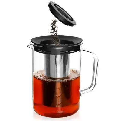 Čajnik iz toplotno odpornega stekla z infuzerjem 1,6 l