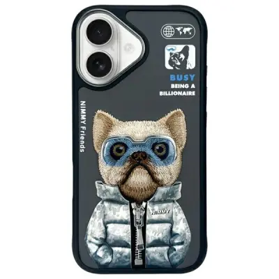 OVITEK NIMMY ZA IPHONE 16 6.1 Z DIZAJNOM PSA ZAŠČITNI COOL&CUTE 2.0