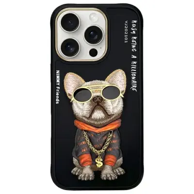 OVITEK NIMMY ZA IPHONE 16 PRO MAX 6.9 OČALA COOL DOG ​​​​ZAŠČITA ZA TELEFON