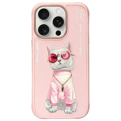 OVITEK NIMMY ZA IPHONE 16 PRO MAX 6.9 OČALA COOL CAT Z ZAŠČITO PRED