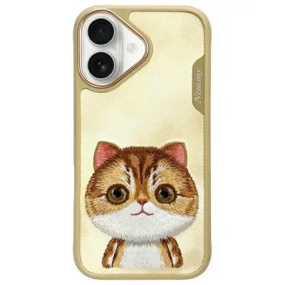 OVITEK NIMMY ZA IPHONE 16 6.1 BIG EYED PET CAT ZAŠČITNI ANTI-RUST