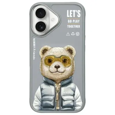 NIMMY OVITEK IPHONE 16 6.1 SIVA ZAŠČITA KRAS