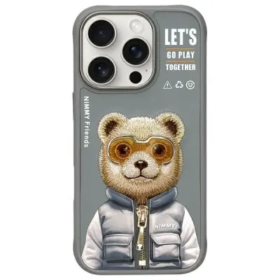 OVITEK NIMMY ZA IPHONE 16 PRO MAX 6.9 COOL&CUTE 2.0 OVITEK MEDVEDEK Z VZORCEM