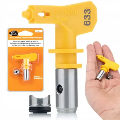 ROSFIX ULTRA SPRAY 633 BRIZGALNA GLAVA – 30 CM ŠIRINA, ZA GLAJENJE IN ŠPACHLANJE | VISOKOTLAČNA UPORABA