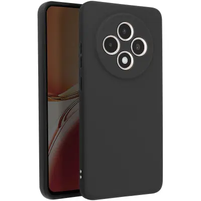 Ohišje za Oppo Reno 12F Silikon Soft Mate, Črna