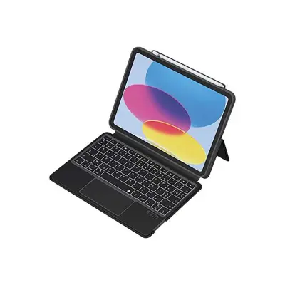 MW, Ohišje za iPad 10,9“ Folio Quick Note s tipkovnico QWERTY ZDA Bluetooth 3.0, Črna