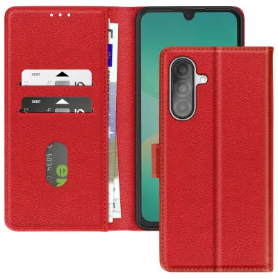 Ohišje za Samsung Galaxy A26 Zaklopka Wallet and Video Holder, Rdeča
