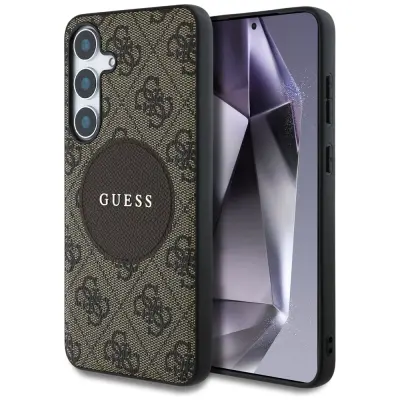 GUESS OVITEK 4G OKROGEL NAŠEK CLASSIC LOGO ZA SAMSUNG GALAXY S25 ZA MAGSAFE