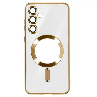 Magsafe ohišje za Samsung Galaxy S23 FE Chrome, Zlata