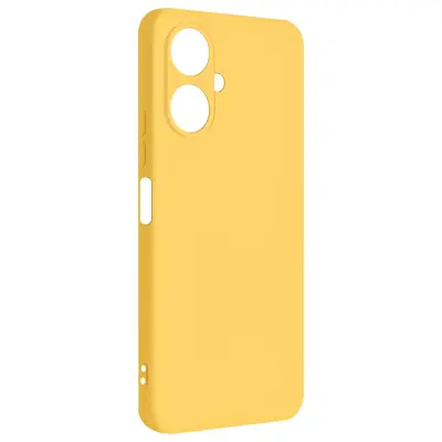 Ohišje za Xiaomi Redmi 13C Poltrdna mehka na dotik, Rumena