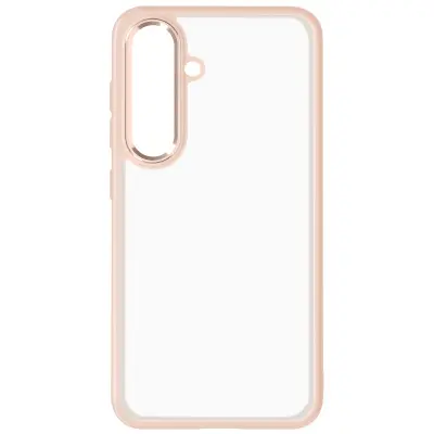 Ohišje za Samsung Galaxy S24 Plus Fina prosojna zasnova, Rose clair