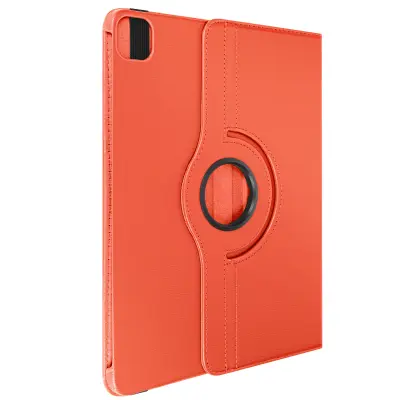 Torbica za iPad Pro 13 2024 360° vrtljivi podporni ventil, Oranžna