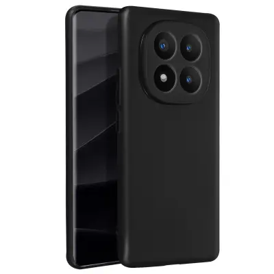 Ohišje za Xiaomi Redmi Note 14 Pro Plus Silikon Soft Matte, Črna