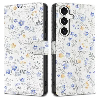 USNJENA DENARNICA TECH-PROTECT ZA SAMSUNG GALAXY S25 Z MOTIVOM POMLADI