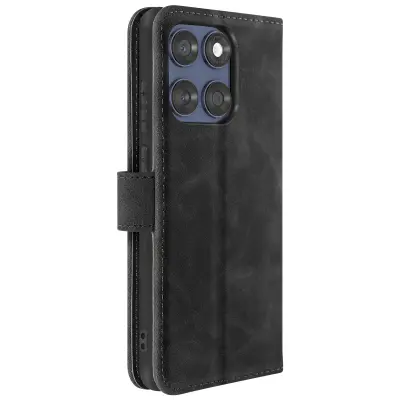 Folio ohišje za Motorolo Edge 60 Fusion in Edge 60 Podpora za videoposnetke, Črna
