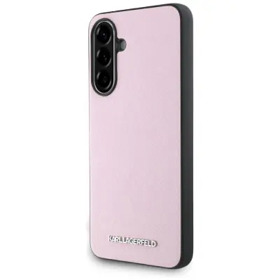 ETUI KARL LAGERFELD SAFFIANO KOVINSKI LOGO ZA SAMSUNG GALAXY A56 DIZAJNERSKI OVITEK