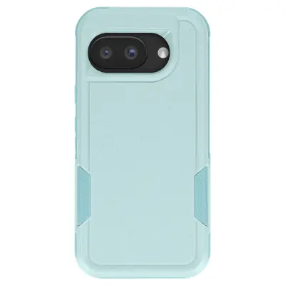 Udarno ohišje za Google Pixel 9a z ojačanim trdim silikonskim obrisom, Svetlo zelena