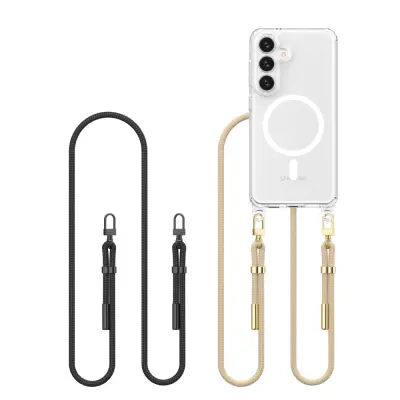 TECH-PROTECT FLEXAIR CHAIN ​​​​MAGSAFE GALAXY S25 BLACK & TAUPE