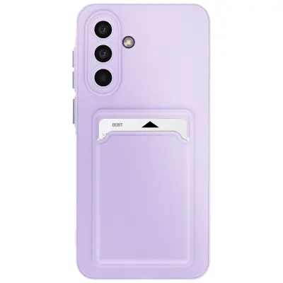 Ohišje za Samsung Galaxy A56 Mehka kartica imetnik zaščito pred praskami, Lavanda