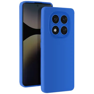 Ohišje za Redmi Note 14 Pro in 14 Pro Plus Silikonska zaščita kamere, Modra