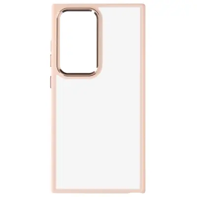 Ohišje za Samsung Galaxy S24 Ultra Fina prosojna zasnova, Rose clair
