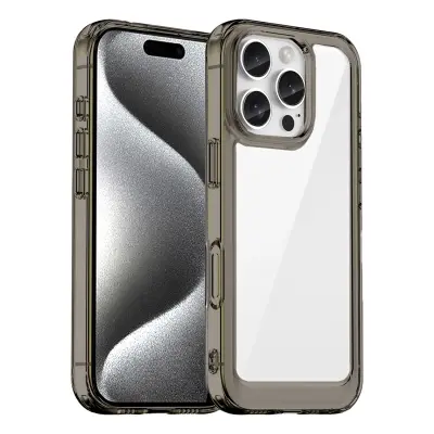 HURTEL OVITEK ZA IPHONE 16E ZAŠČITNI S FLEKSIBILNIM OKVIRJEM POLPROZOREN