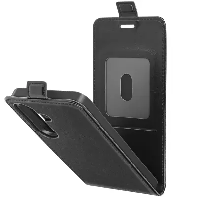 Torbica s preklopom za Samsung Galaxy S24 silikonska zaščita, Črna