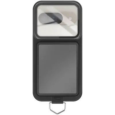 Vodotesna ohišje IP68 za telefone 5,8 do 6,3 palca Odporen na udarce 1,5 m, Črna