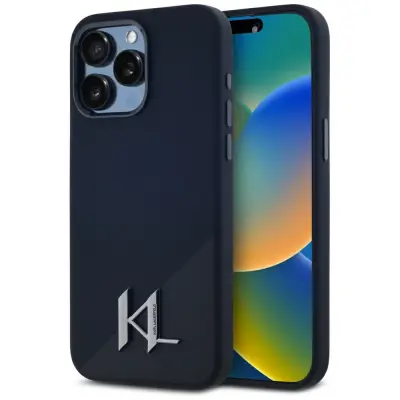 SILIKONSKI OVITEK SENČNIK KARL LAGERFELD ZA IPHONE 15 PRO MAX ZA MAGSAFE