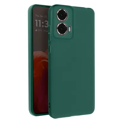 Ovitek za Motorola Moto G85 Silikon Soft Mate, Temno zelena