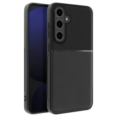 Ohišje za Samsung Galaxy S24 FE Bi-material Odporno na udarce, Črna