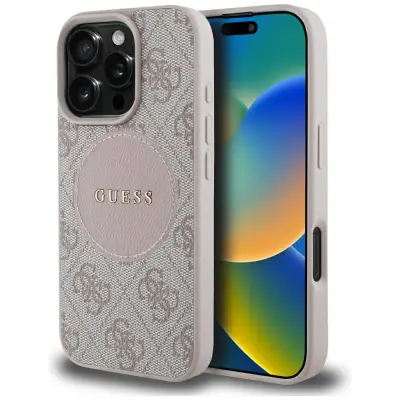 GUESS MAGNETNI OVITEK ZA TELEFON MAGSAFE IPHONE 16 PRO 4G LOGO KROGA