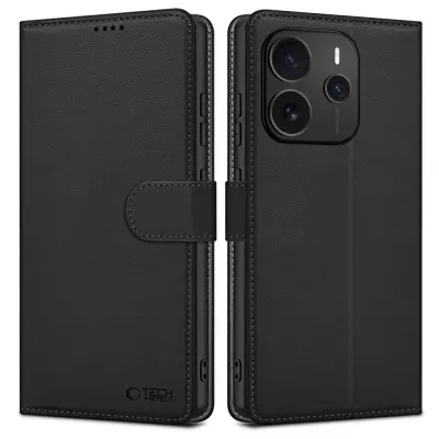 OVITEK DENARNICA TECH-PROTECT ZA XIAOMI REDMI NOTE 14 5G MAT ČRNA Z DENARNICO