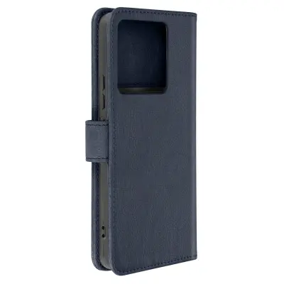 Torbica s preklopom za Xiaomi Redmi Note 13 Pro 5G Portfelj podpore za videoposnetke, Modra noč
