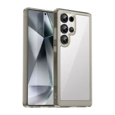 OVITEK HURTEL ZA SAMSUNG GALAXY S25 ULTRA Z GEL OKVIRJEM IN SILIKONSKO PREVLEKO