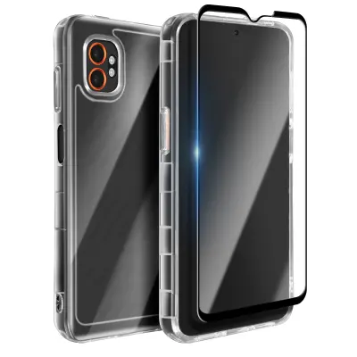 Zaščitni paket za Samsung Xcover 7 Pro Ohišje s kaljenim steklom za zaščito pred udarci, Prozorno