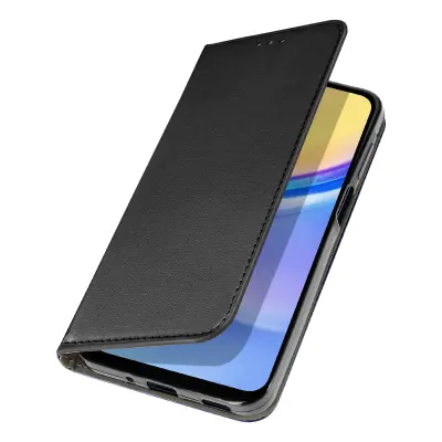 Ohišje za Samsung Galaxy A16 Clapet Magnetni nosilec kartice, Črna