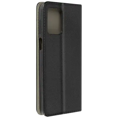 Torbica za Motorola Moto G54 Imetnik kartice Flap Support, Črna