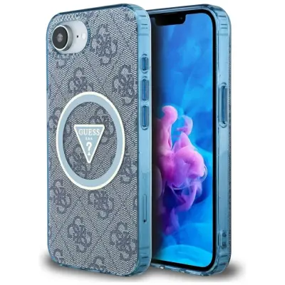 OVITEK GUESS TPU Z MAGNETNIM SISTEMOM ZA IPHONE 16E S SIJOČO POVRŠINO