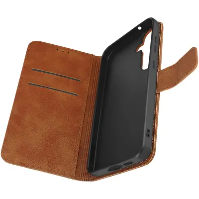 Ovitek za Samsung S23 FE Wallet Flip Video Support, Kamel