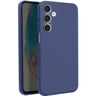 Ohišje za Samsung Galaxy M35 Silikon Soft Mate, Modra noč
