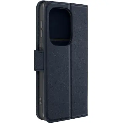 Torbica s preklopom za Xiaomi Redmi Note 13 Pro 4G Portfelj podpore za videoposnetke, Modra noč