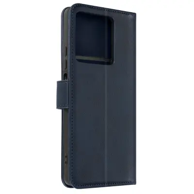 Torbica za Xiaomi Redmi Note 13 5G Vintage denarnica Folio, Modra noč