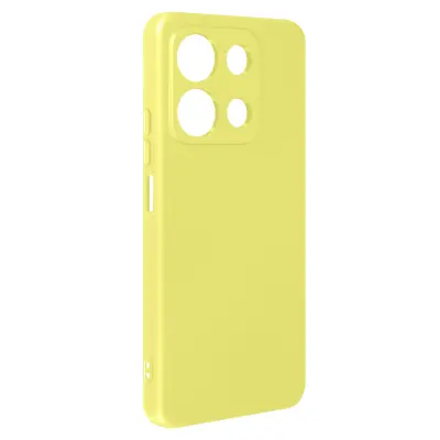 Ohišje za Xiaomi Redmi Note 13 4G Poltrdna mehka na dotik, Rumena