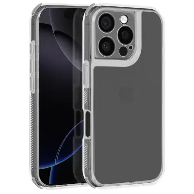 Ohišje za iPhone 16 Pro Max Kovanci Antichoc Bumper, Črna