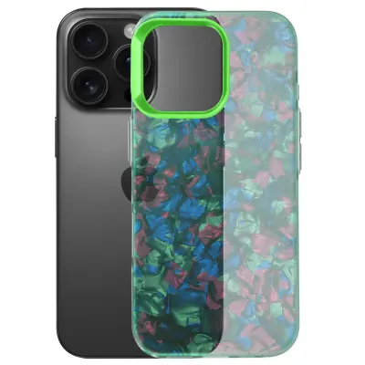 Ohišje za iPhone 16 Pro Max Soft Shell Tutti Frutti, Zelena