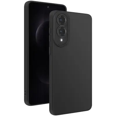 Ovitek za Samsung S25 Edge Silikonski gladek blok za kamero Zaščiteno, Črna